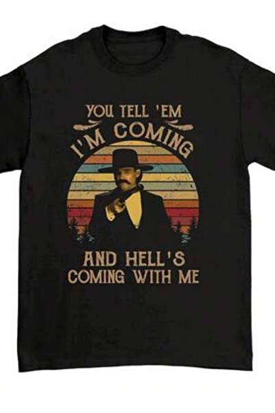 kai22 Retroie Lines You Tell Em I'm S Coming With Me Funny Black Fashion T-Sh...