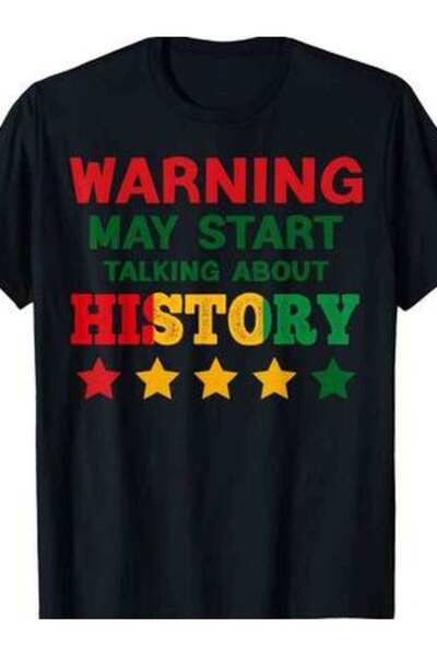 NOURAM Warning May Start Talking About History At Any Moment T-Shirt