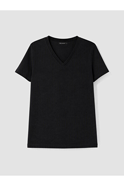 LC Waikiki Nevavm Difference Is the Difference V-Neck Women's T-Shirt