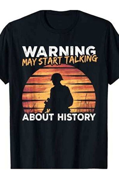 kai22 Retro Warning May Start Talking About History , Enthusiasts T-Shirt