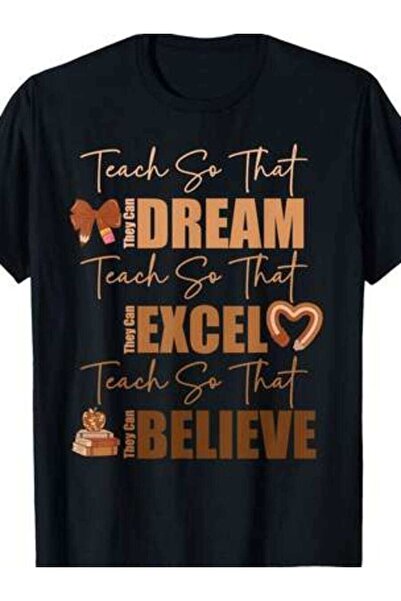 kai22 تي شيرت تيش تي شيرت للمعلمين من سلسلة Teach So That They Can Dream Exce...