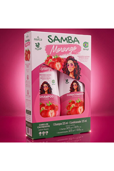 Samba مجموعة شامبو وبلسم لتقوية وتغذية الشعر المجعد 750 جرام