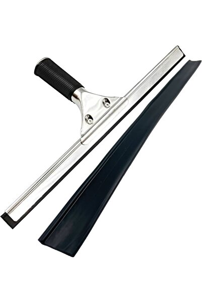 SPARKLEAN Stainless Steel Window Glass Wiper Squeegee with Rubber Blade Strea...