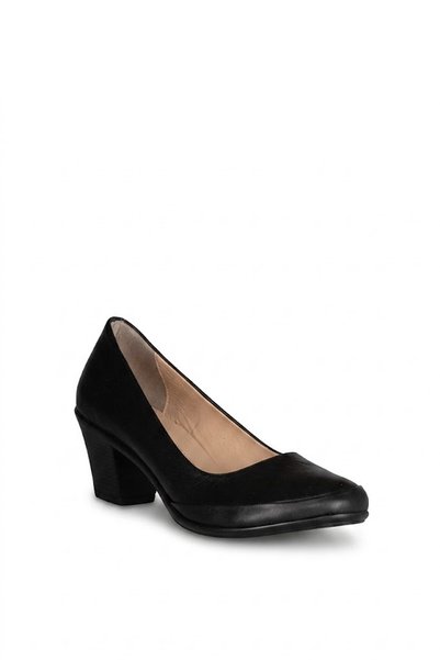 Solly 1926 Black Genuine Leather Women's Heeled Shoes