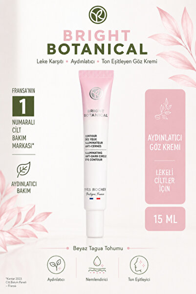 Yves Rocher Leke Karşıtı Aydınlatıcı Göz Kremi 15 ml - Beyaz Tagua Tohumu Ve ...