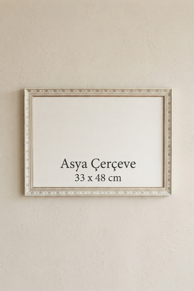 Asya Çerçeve 33 x 48 cm İstanbul Serisi İşlemeli Camlı Oda Mutfak Salon Korid...