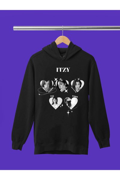 MAGORS Itzy K-Pop Printed 3-Yarn Quality Soft Texture Hooded Children's Sweat...