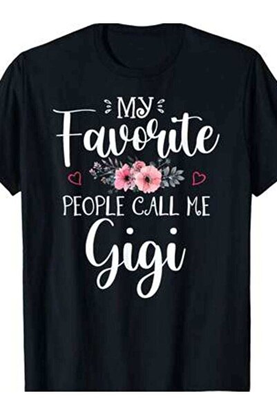 NOURAM تي شيرت مطبوع عليه عبارة "My Favorite People Call Me" بتصميم زهري لعيد...