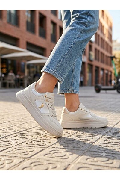 U.S. Polo Assn. Emora Glb Beige Sneaker Sports Shoes