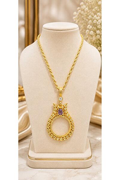 Vipfoni Dorikalı Lale Model Gramlik and Ceyreklik Frame Pendant