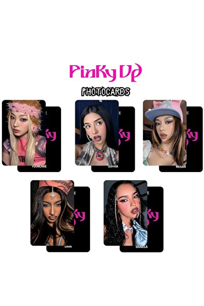 Kpop Dünyasi KATSEYE '' Pinky Up '' Photocards Set