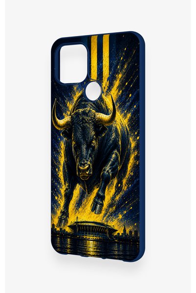 Vip Case Oppo A15 Compatible Kadiköy Bull Patterned Silicone Case