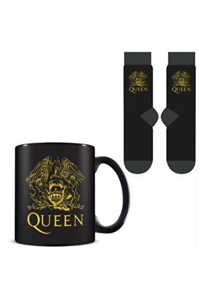 Pyramid Set cană și șosete Queen