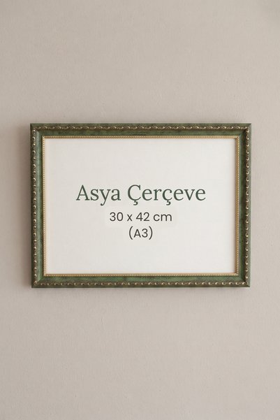 Asya Çerçeve 30 x 42 cm (A3 ebatı) Osmanlı Saray Serisi Camlı Oda Mutfak Salo...