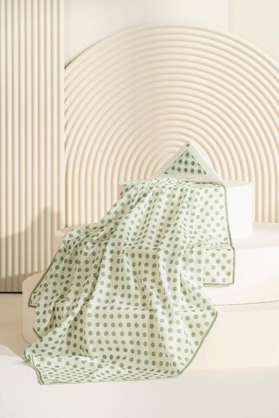 JAWEL Polka Dot Pattern Soft Scarf