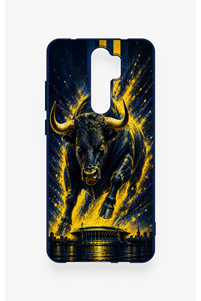 Vip Case Redmi Note 8 Pro Uyumlu Kadiköy Boğası Desenli Silikon Kılıf