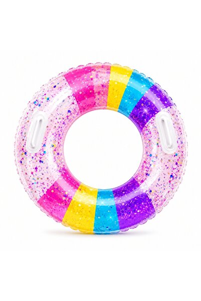 BaoBao Colac gonflabil curcubeu pentru copii, 90 cm, cu mânere, ideal pentru ...