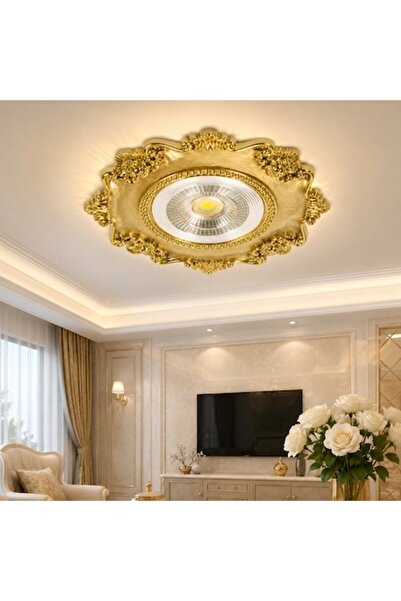 trandafi led Spot LED Rotund Imperial Royal Deluxe 7W COB Auriu 3 Culori: Rec...