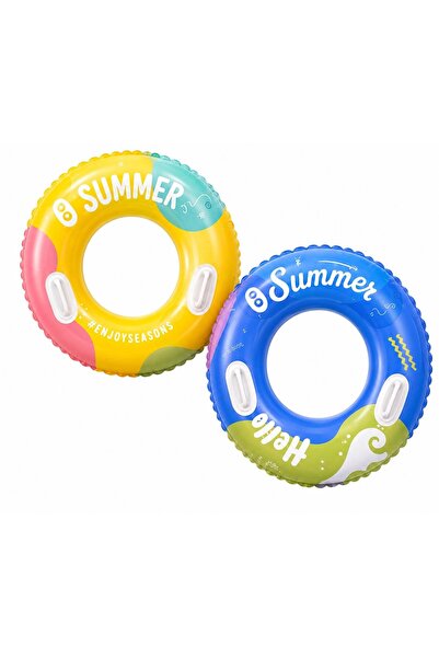 BaoBao Colac gonflabil pentru copii, 90 cm, cu mânere, ideal pentru piscină și mare