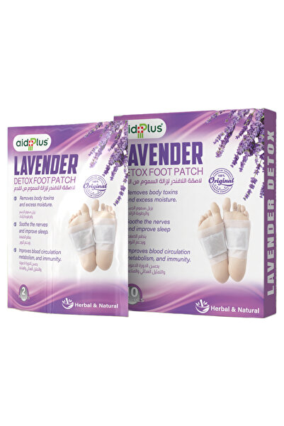 Aidplus Aid Plus Lavender Detox Foot Patch 10 Pieces (5 Pairs), Herbal Foot C...