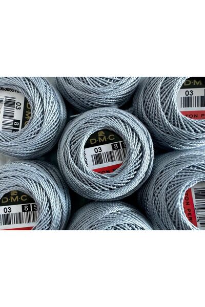 Dmc Fir textil Cotton Pearl DMC, pentru brodat si crosetat, bobina 10g/80m, 03/S