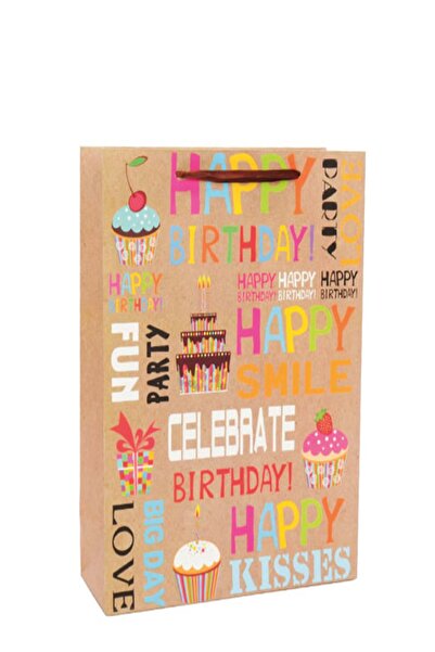 Big Party Χάρτινη τσάντα δώρου 14x17 12 τεμάχια τυπωμένη