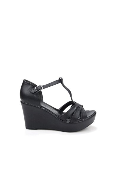 Papuçcity Lgzz 03150 Women's Wedge Sole Daily Sandals