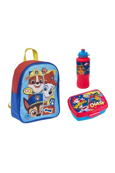 PAW PATROL Ghiozdan gradinita echipat Paw Patrol, 28 x 23 x 10 cm, cu recipie...