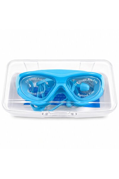 BaoBao Swimming Goggles for Children Adjustable with Silicone Earplugs Anti-F...