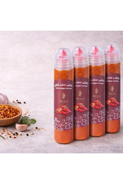 Dhai عبوة تحتوي على 4 عبوات كاتشب فلفل شليلاً