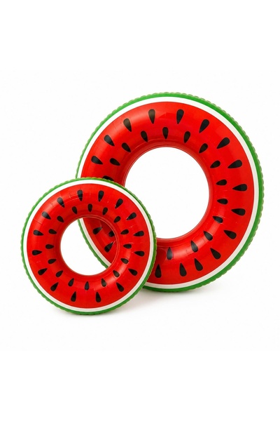 BaoBao Colac gonflabil pentru copii Pepene verde 120 cm – Colac mare de înot ...