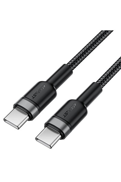 Acefast Cablu C22-03, Type-C la Type-C, 60W, 3A, Împletitură de nailon 1.2m -...