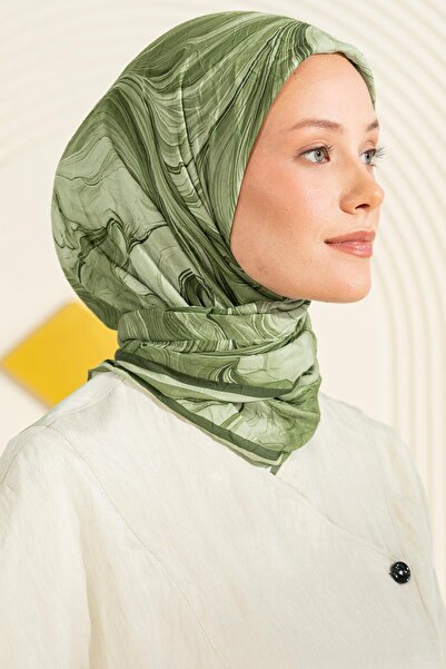JAWEL Marbled Patterned Wrinkled Textured Soft Scarf Maryas