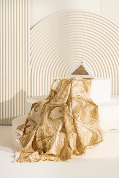 JAWEL Marbled Patterned Wrinkled Textured Soft Scarf Maryas