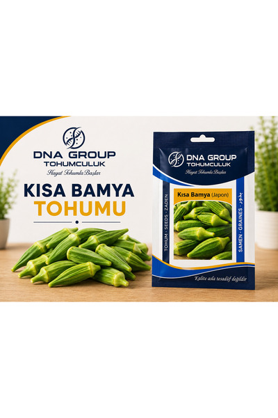 KISA BAMYA ( Japon) TOHUMU yerli standart net 5 gr 100+ adet