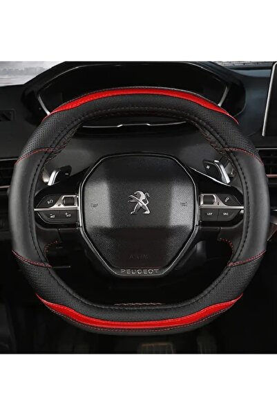 Tuningpazar Peugeot Araçlara Uyumlu Premium Geçmeli Direksiyon Kılıfı