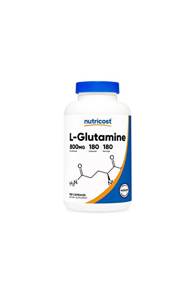 Nutricost L-Glutamine 800 Mg 180 Capsules Usa Origin