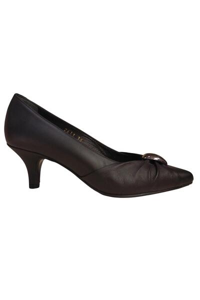 NISH N2611 Women's Genuine Leather Short Heeled Classic Shoes