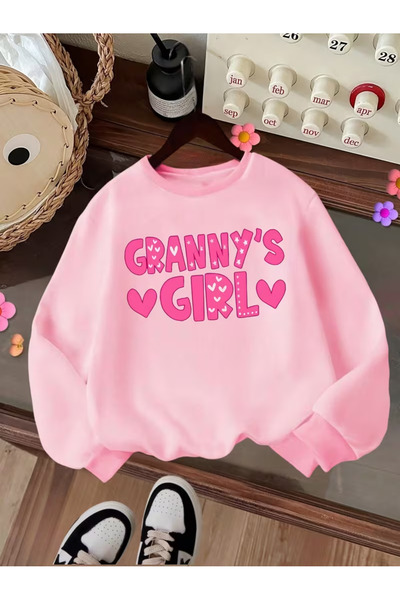 Cevval Children's Crew Neck Printed Sweatshirt