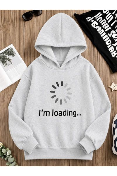 Cevval Children's Hooded Printed Sweatshirt