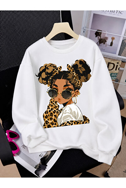 Cevval Children's Crew Neck Printed Sweatshirt