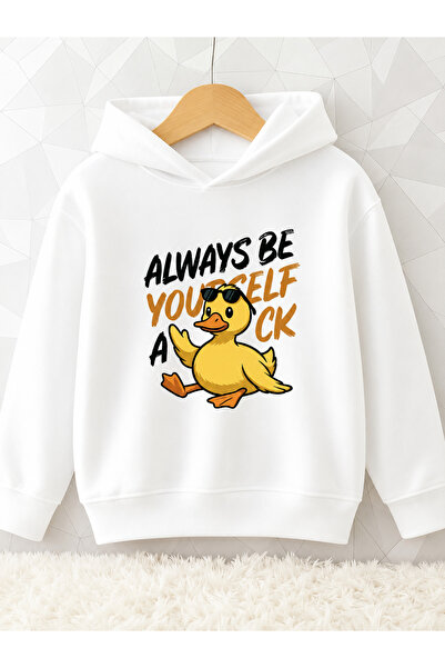 Cevval Children's Hooded Printed Sweatshirt
