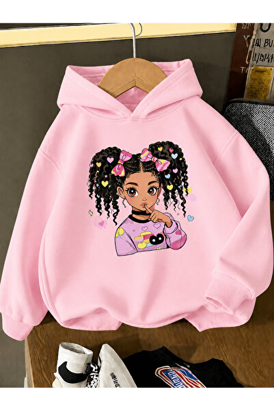 Cevval Children's Hooded Printed Sweatshirt