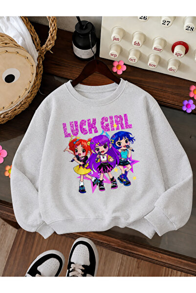 Cevval Children's Crew Neck Printed Sweatshirt