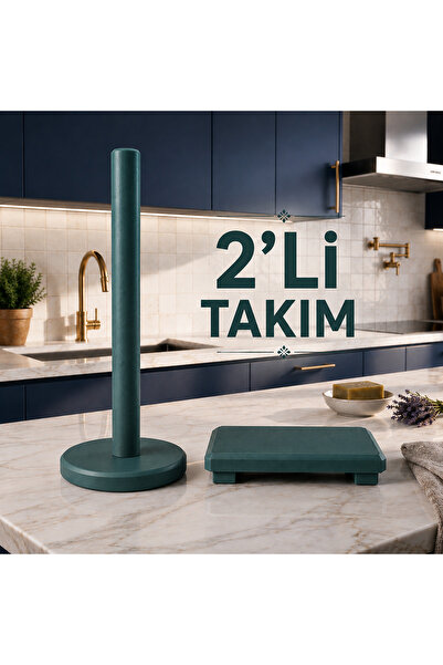 DUDECOR Doğal Ahşap Kağıt Havluluk Modern Mutfak Düzenleyici Yağdanlık Altı İ...
