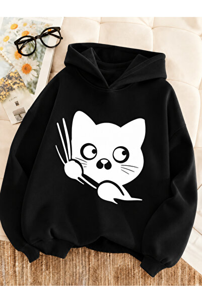 NIMBLECO Children's Hooded Printed Sweatshirt