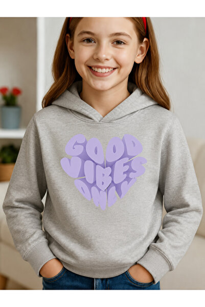 Cevval Children's Hooded Printed Sweatshirt