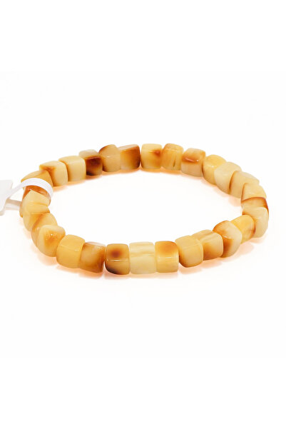 Generic Brand Baltic Amber Bracelet – Small Barrel Beads 6.5g