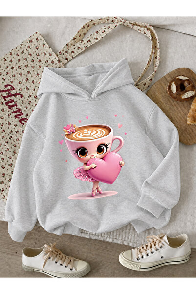 Cevval Children's Hooded Printed Sweatshirt
