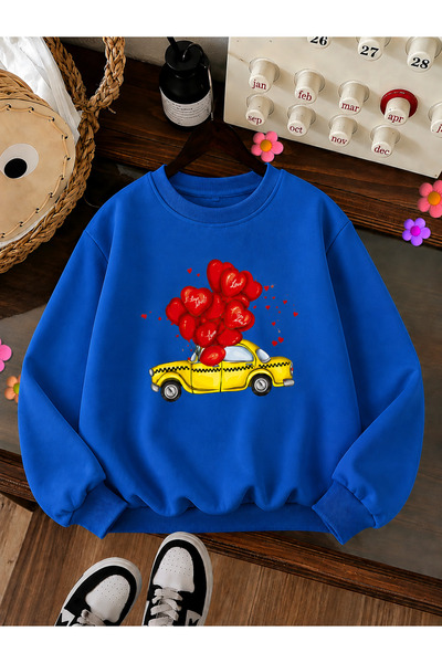 Cevval Children's Crew Neck Printed Sweatshirt